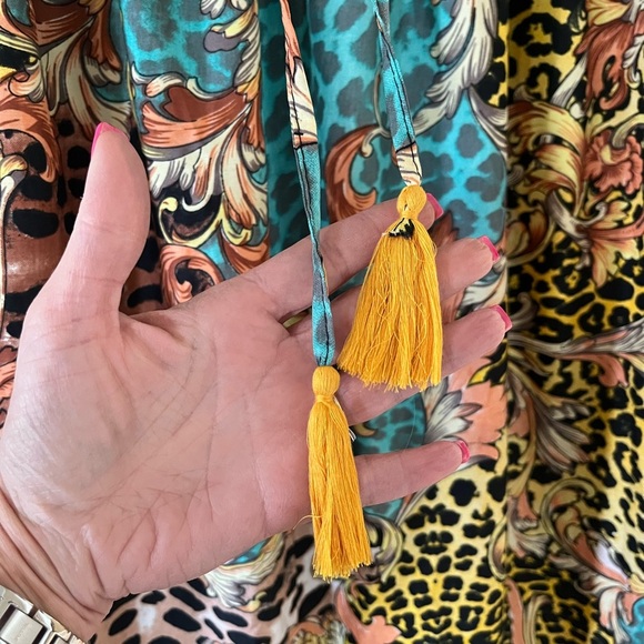 Gypsie Blu Ruched Sleeveless Stretch Halter Top Swim Coverup or Dress Size XL - Picture 5 of 9